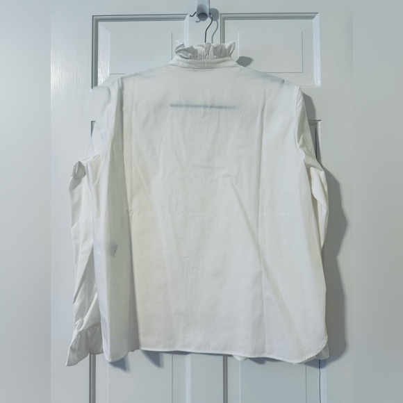 Sezane Erine Shirt Ecru - Size 6 - Picture 6 of 6